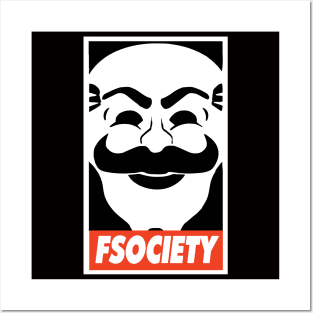 FSOCIETY - Logo Posters and Art